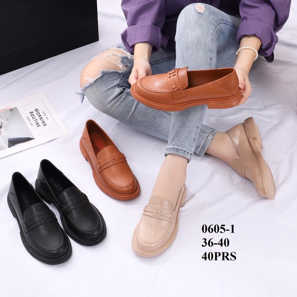Best Product SEPATU PANTOFEL CASUAL JELLY KARET WANITA IMPORT BALANCE 0605 - 1