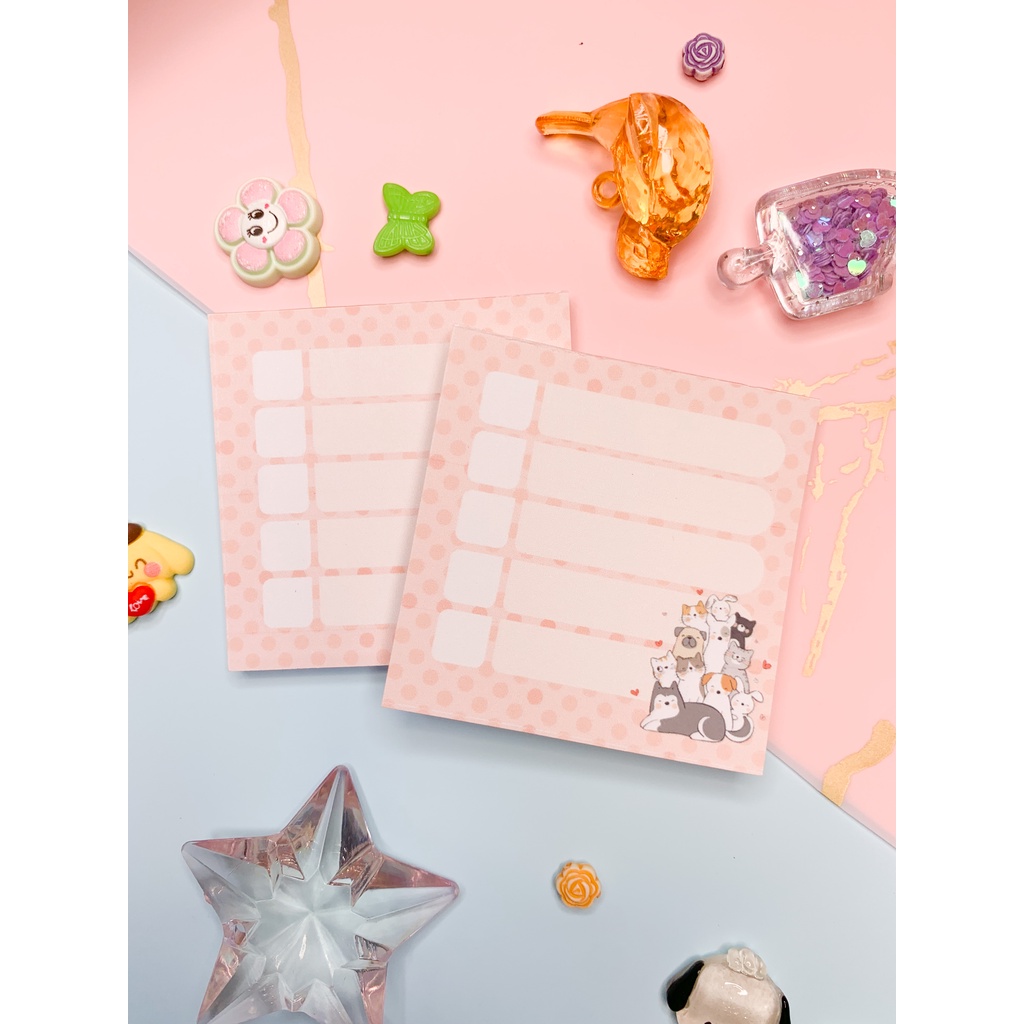 【GOGOMART】Kertas Memo Memopad Memo Notepad / Memo Catatan Bukan Sticky Notes Tempel - MM017