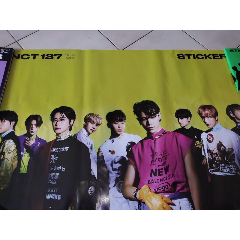 OFFICIAL ROLLED POSTER NCT 127 STICKER STICKY