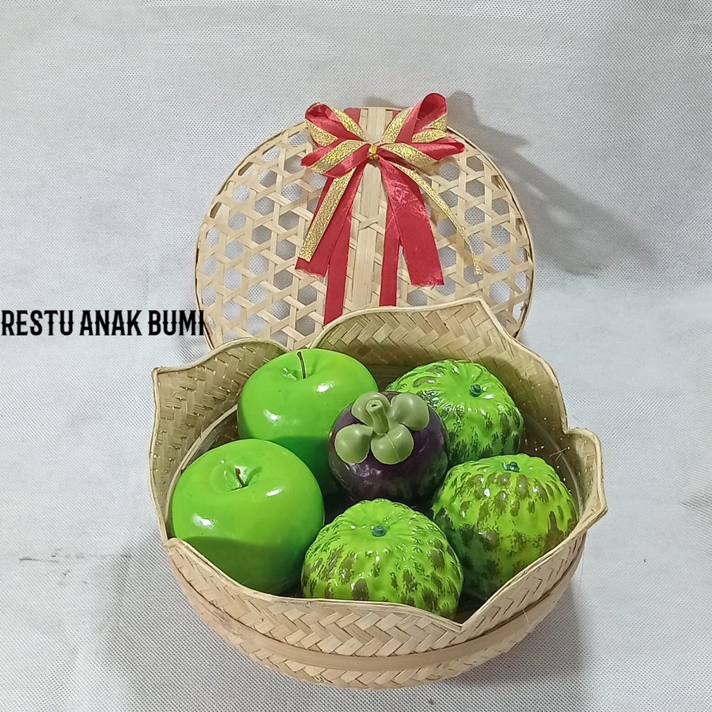 (A057) Tratai atau Nampan Saji  D.23cm | Hampers Lebaran | Wadah Buah | Hantaran | Tempat Souvenir |