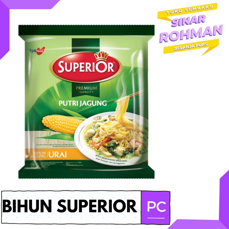 

BIHUN JAGUNG URAI SUPERIOR KEMASAN 335GR