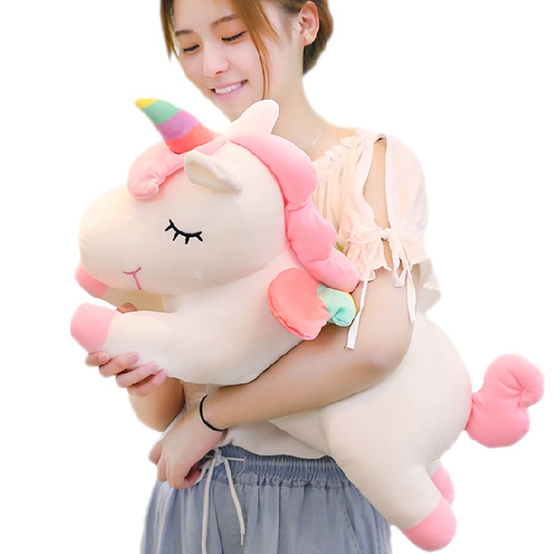 Mainan Stuff Unicorn Stuffed Doll Plush Bantal Cushion Anak Grils Hadiah Ulang Tahun