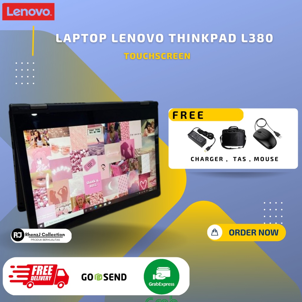 Laptop Lenovo Thinkpad Yoga L380 Touchscreen Murah Berkualitas 