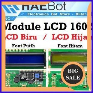 last stok Modul lcd 16x2 1602 background biru Arduino Module Termurah 1F3B23