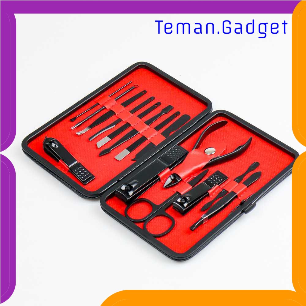 TG - PRW Art Set Manicure Pedicure Gunting Kuku 15 in 1 - MR-6103