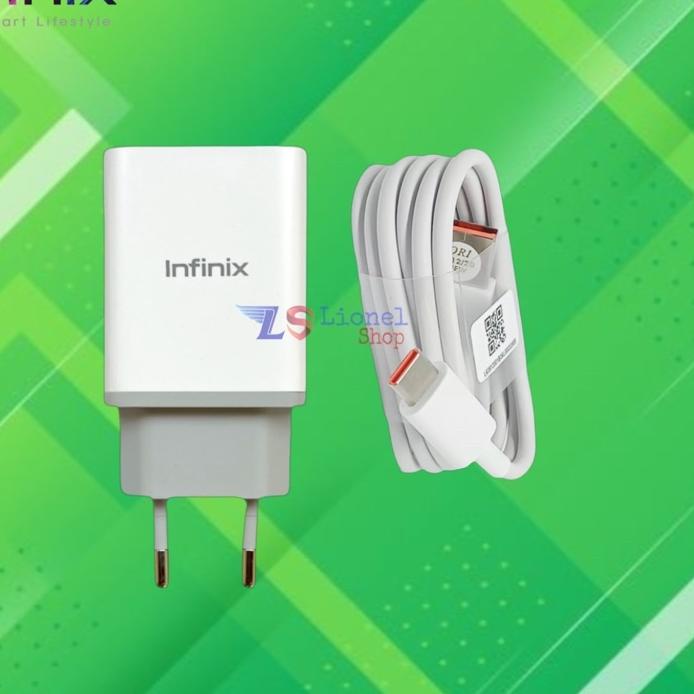 ● Charger Infinix Original Type C Fast Charging Infinix Note 8 - Note 10 Pro - Note 11 Nfc - Hot 11 