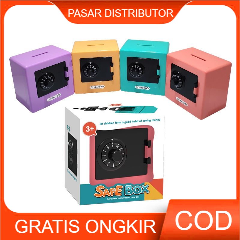 Mainan Anak SAFE BOX MINI Brankas Mainan Brankas Kecil Kotak Pengaman Celengan Mini Brankas