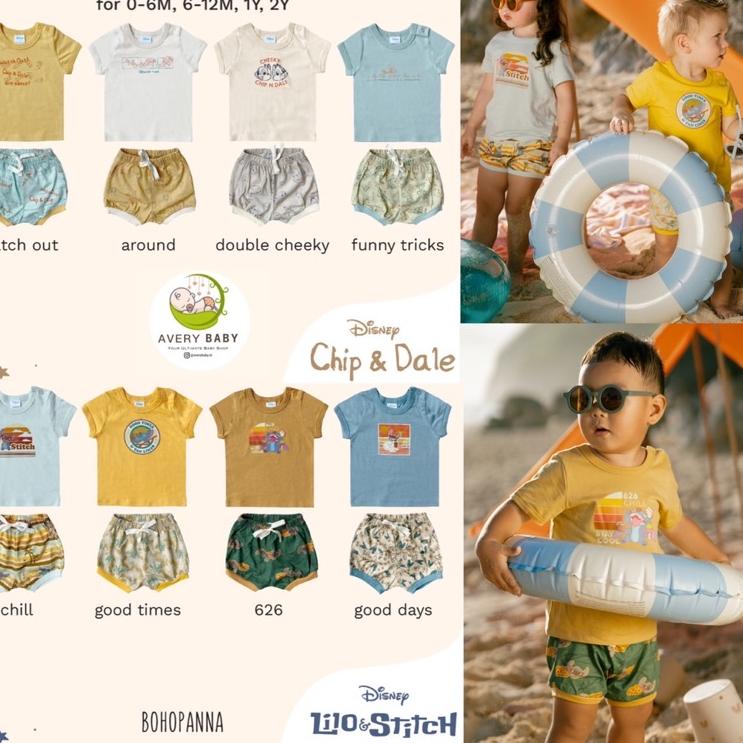 ➸ BOHOPANNA BAE SET DISNEY/ Baby Set Berlengan BOHOPANNA/ Bohopanna set ♞
