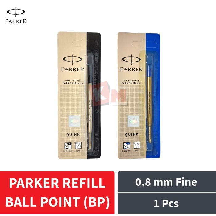 

Terlaris Isi Refill Tinta Pulpen Parker Ball Point (Bp) Fine F 0.8 Mm Quink Vyn