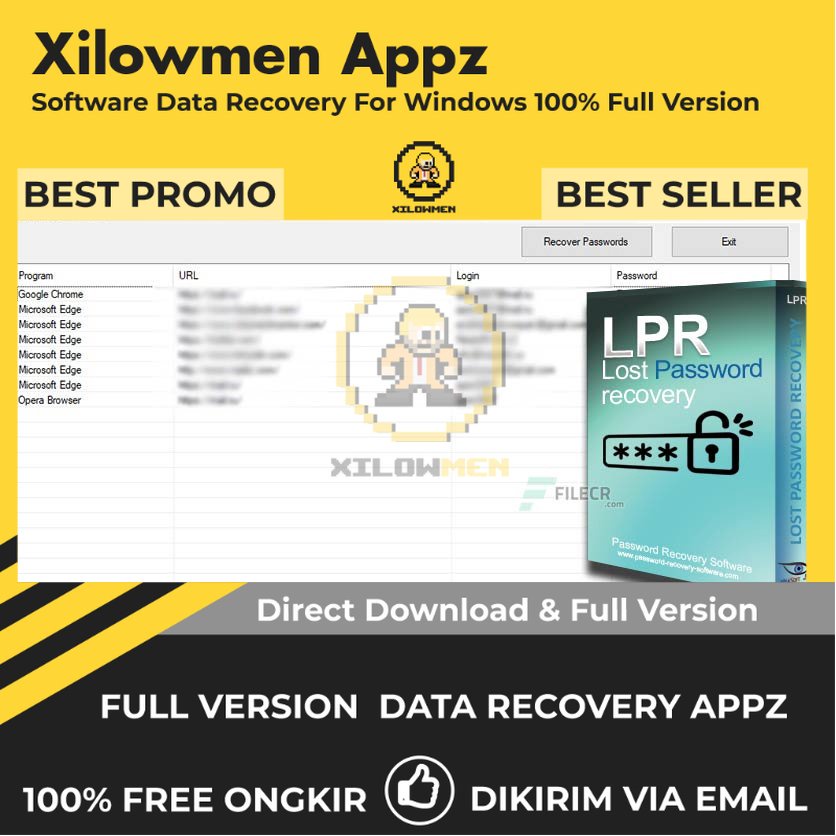 [Full Version] LPR Lost Password Recovery Pro Lifetime Data Recovery WIN OS