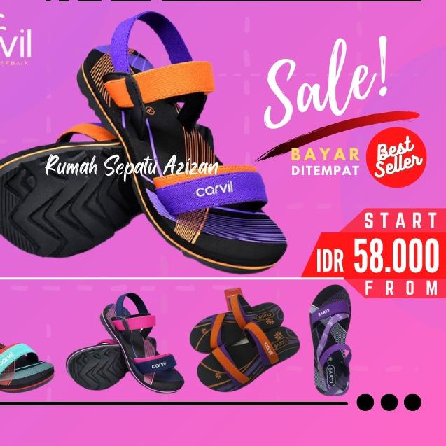 ❇ Carvil Momo 02 TW Sandal Sponge Anak Perempuan Carvil Original ☻