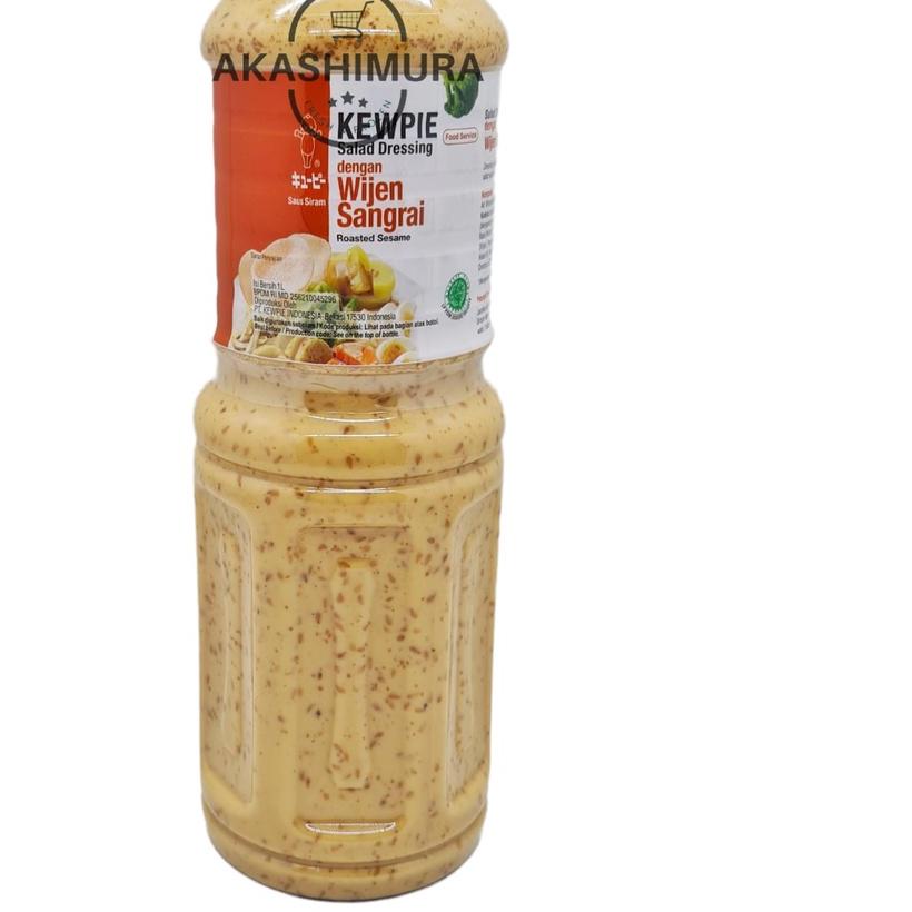 

♖ Kewpie Salad Dressing Roasted Sesame-Wijen Sangrai 1 Liter ♢