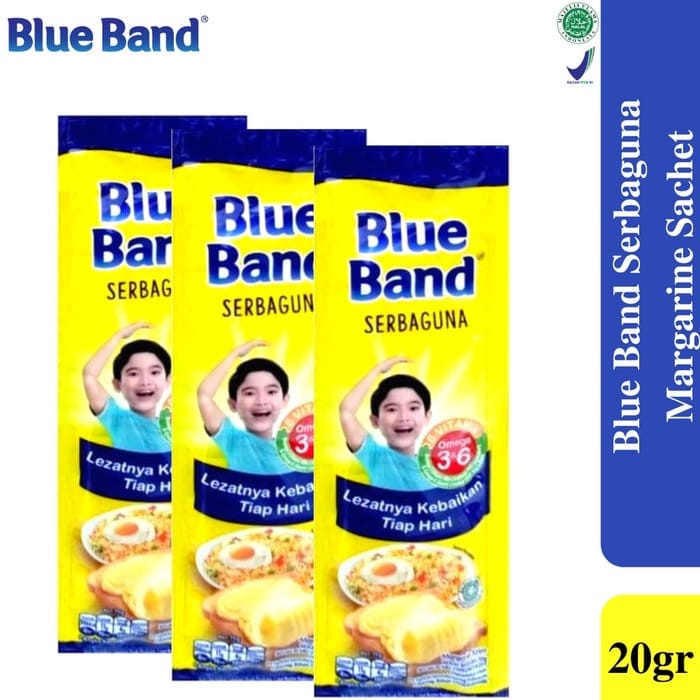 

20gr margarine blue band - margarine sachet - blue band sachet