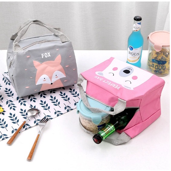 MUAT YOYEE!!  Tas Bekal Lunch Bag Aluminium Pony unicorn lunch bag anak laki laki perempuan IMPORT