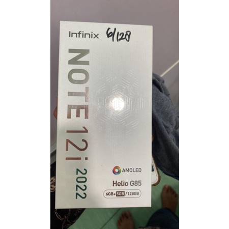 NEW/BARU INFINIX NOTE 12i RAM 11 (6+5) ROM 128 11/128 GB ORIGINAL GARANSI RESMI 2 TAHUN 3/32 2/23 4/