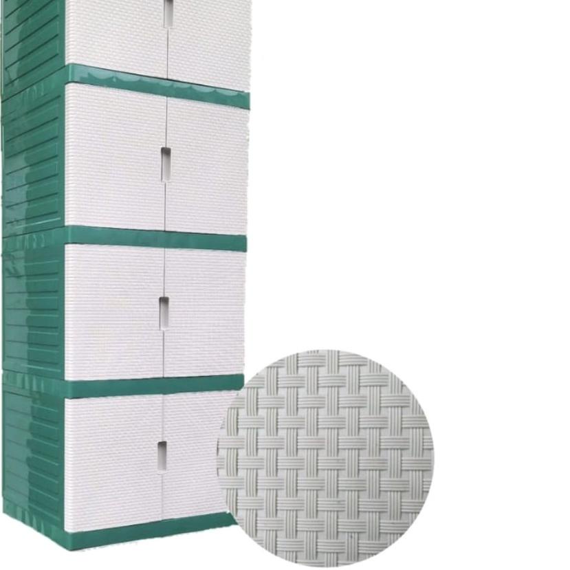 ➴ Lemari Baju lemari Pakaian Lemari Plastik Lemari BW PUTIH ☚