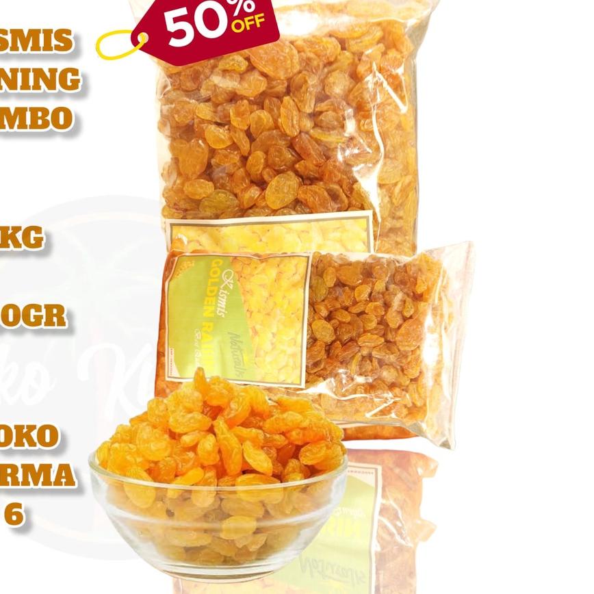 

❈ KISMIS SEMI JUMBO 1KG /KISMIS KUNING ❈