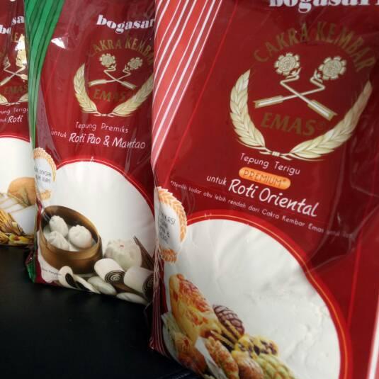 

➲ (Cargo&Regular) Terigu Cakra Kembar Emas Roti/Roti Oriental/Pao dan Mantao 5kg ☼