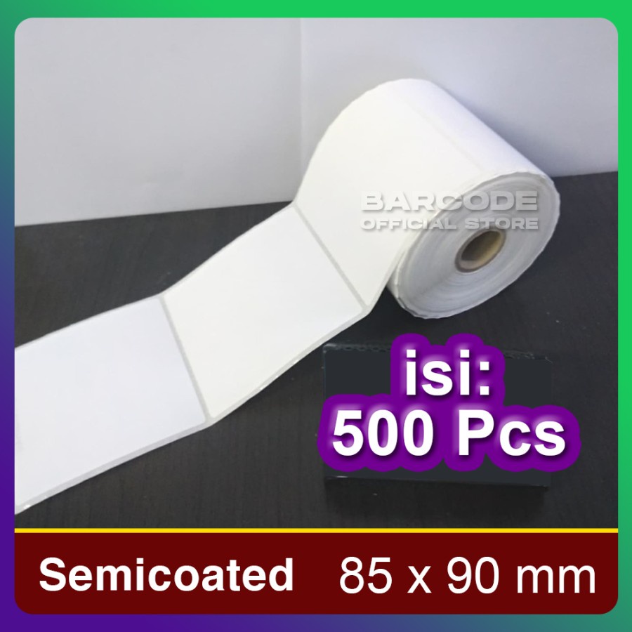 

Label Barcode 85 x 90 - 85x90 mm - 85x90mm 1 Line Kertas Sticker Semicoated