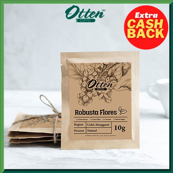 

Drip Coffee 10g Robusta Flores Manggarai (4 Sachet)