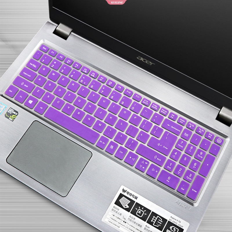 Skin Pelindung laptop Cover Keyboard Silikon Untuk Acer Aspire E15 E 15 E5-576 E5576 V3 V15 E5-553G/575G 15.6 [ZXL]