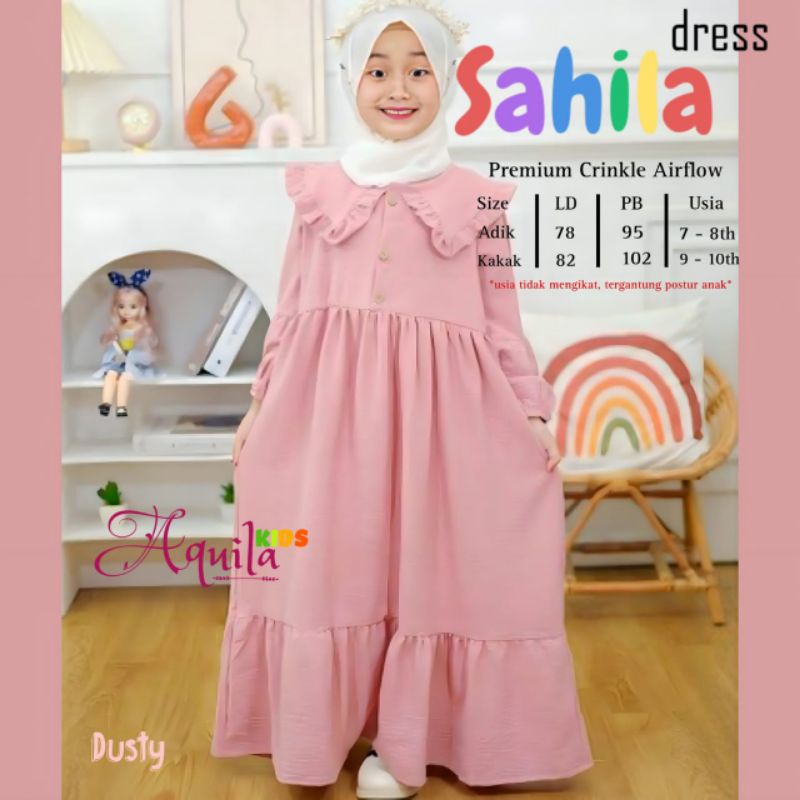 Sahila Dress Kids By Aquila