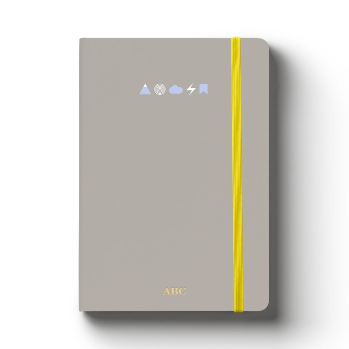 

Terlaris Papermark A5 Grey Study Planner