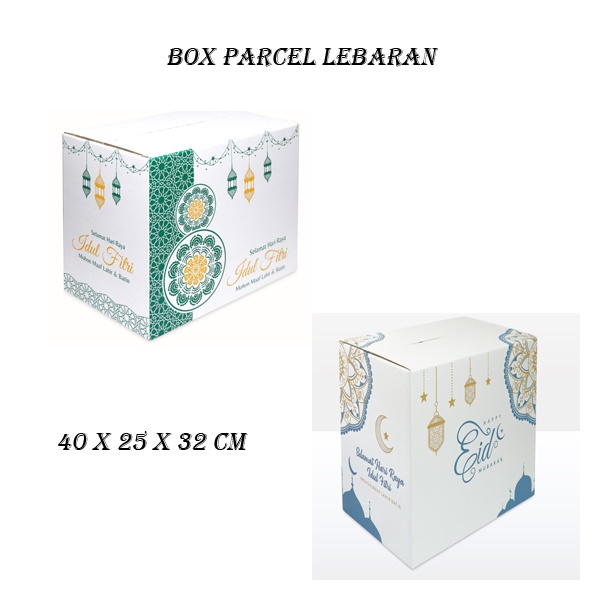 

(3pcs)Kardus Box Sembako Lebaran Kotak Dus Parcel Besar Packaging Hampers Idul Fitri EID Mubarak 40x25X32 cm