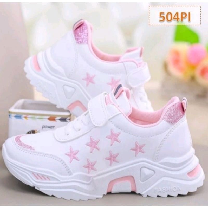 sepatu sneaker anak perempuan bintang