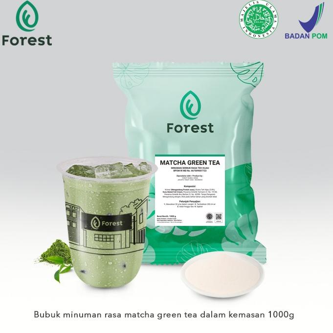 

✔️ Bubuk Minuman MATCHA GREEN TEA Powder 1000g - FOREST Bubble Drink