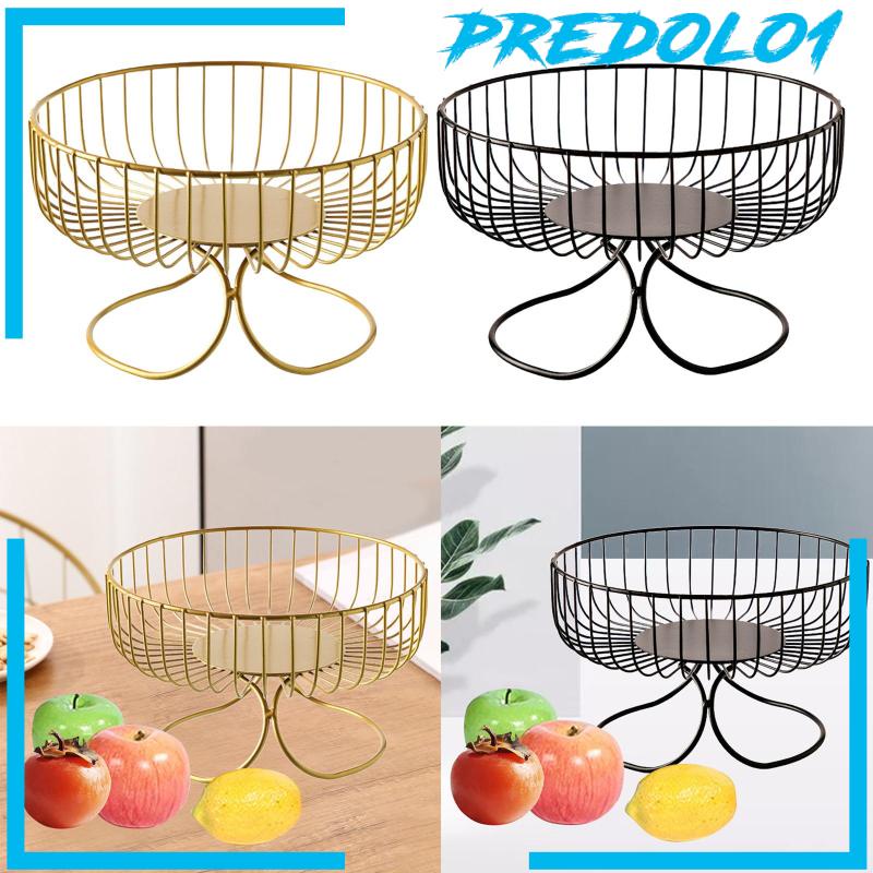 [Predolo1] Fruit Holder Basket Stand Meja Tempat Keranjang Mangkok Buah Untuk Makanan Ringan Farmhouse