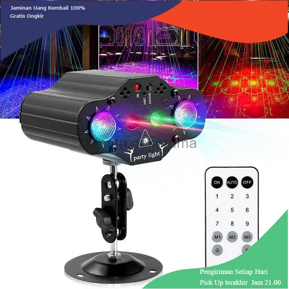 TD - LMP YUNFA Lampu Proyektor Disco Waterproof LED RGB 5V 10W with Remote - AL-001