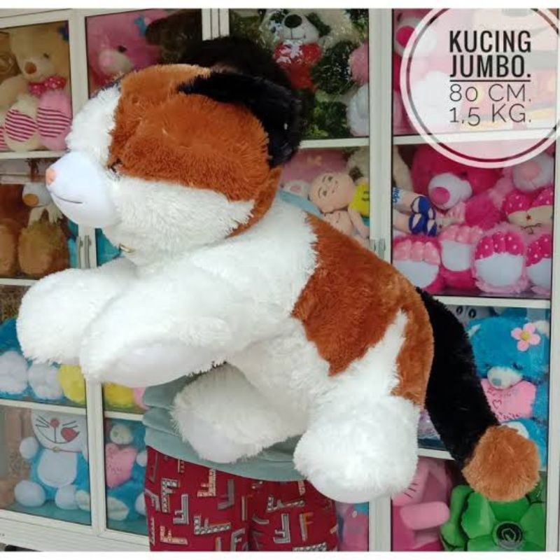 Boneka kucing Jumbo Lyng Cat  Esmeralda 1 Meter SNI