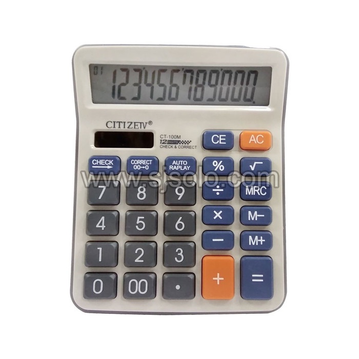 

Calculator Kalkulator CITIZEIV CT-100M CT 100 M Dekstop Calculator
