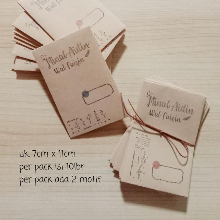 

J37 [Part 1]Amplop lebaran/amplop lebaran vintage/amplop coklat/amplop lebaran aesthetic BEST SELLER ご