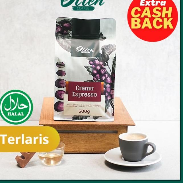 

➣ Otten Coffee Crema Espresso 500 gram - Kopi Espresso Blend Best Seller ♪