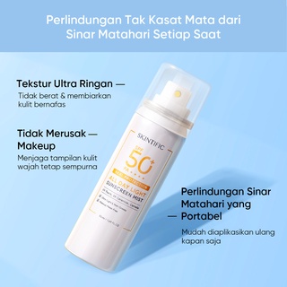 Skintific All Day Light Sunscreen Mist 50ml Spf 50 PA ++++