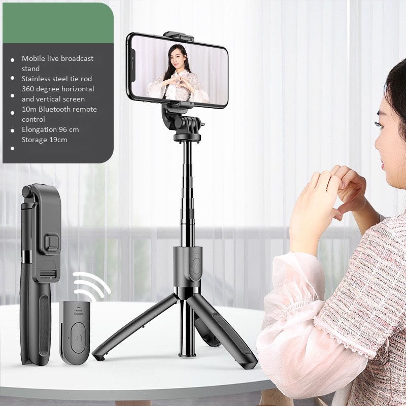 Tongsis S03 All in 1 tongsis tripod bluetooth 360 derajat tongsis tripod wireless remote tripod selfie stick AH047 - ACS