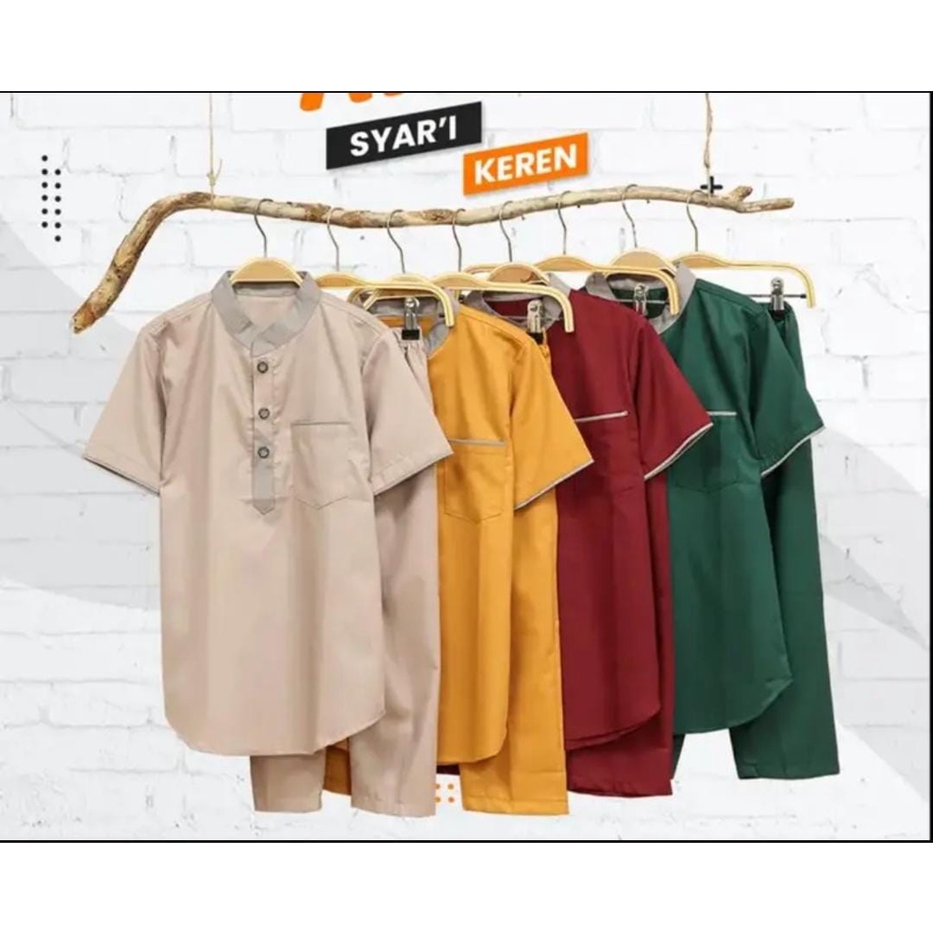 PROMO SETELAN BAJU KOKO ANAK BAYI LAKI LAKI USIA 1 SAMPAI 10 TAHUN/KOKO ANAK/JUBAH ANAK/PAKAIAN MUSLIM ANAK/GAMIS ANAK/KOKO BAYI/KURTA BAYI