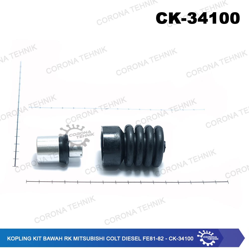 RK Mitsubishi Colt Diesel FE81-82 - CK-34100 Kopling Kit Bawah