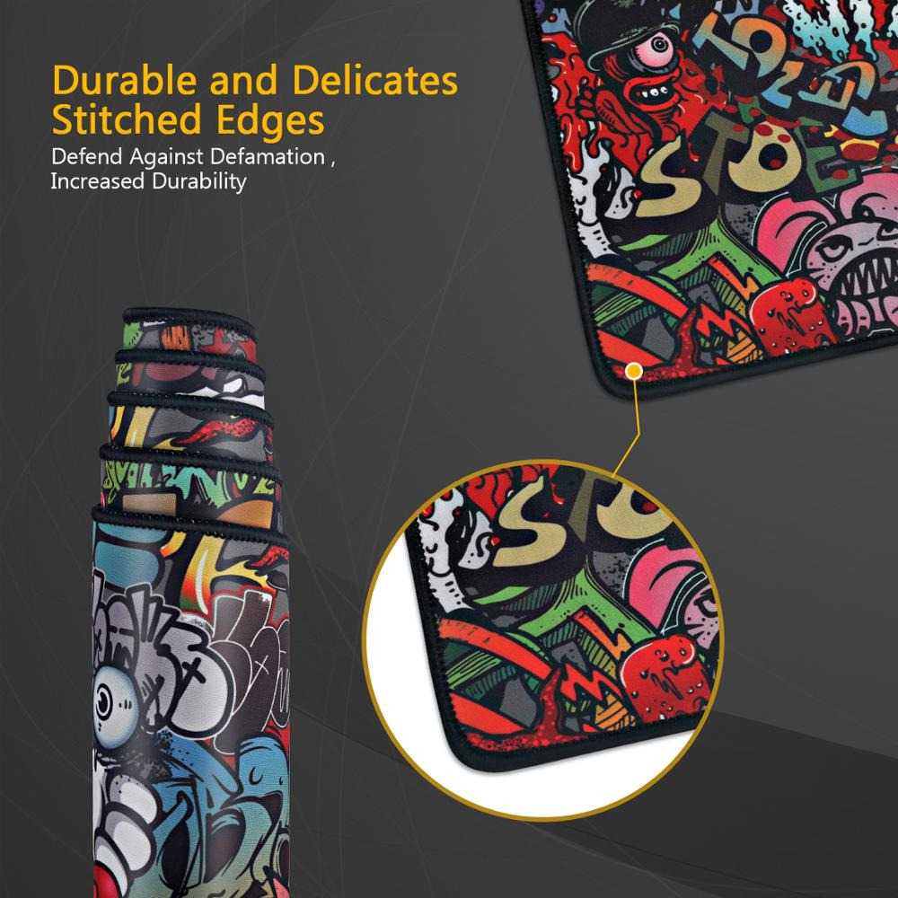 EASYIDEA Gaming Mouse Pad Street Grafitti Desk Mat - EI25