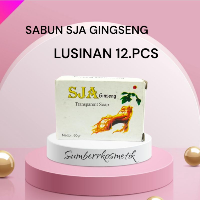 Lusinan - Sabun Sja Exrta Gingseng Beauty Soap 12 Pcs