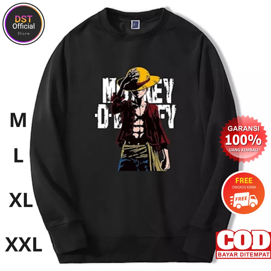 Sweater Crewneck Anime One Piece Switer Swetaer Crowneck cruwneck Crew Neck Swter Swwater Seiter Siw