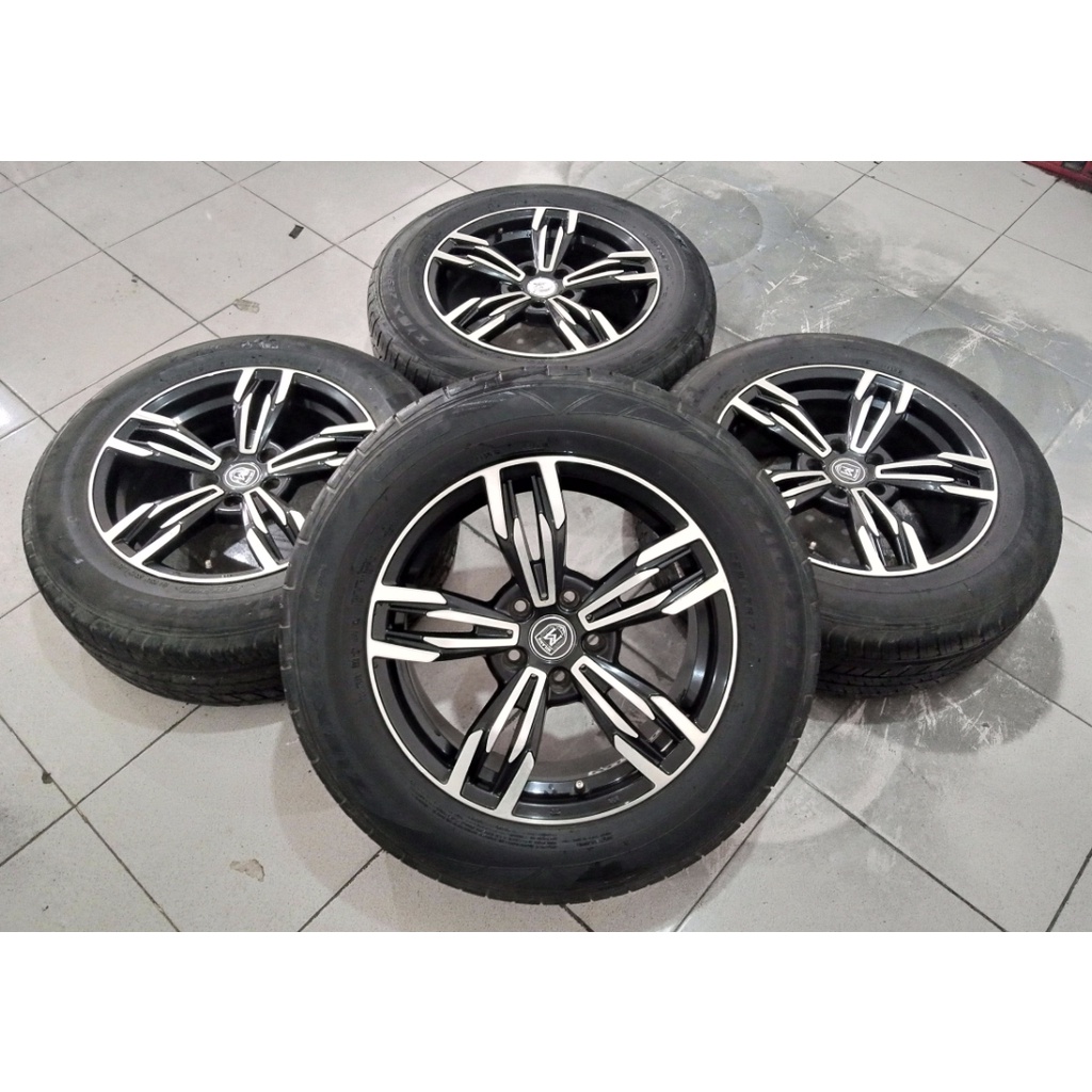 Velg Racing Bekas Milano Ring 17 Hole 5 x 114,3 Lebar 7,5 Inch Et 38 Warna Black Polish Plush Ban Uk