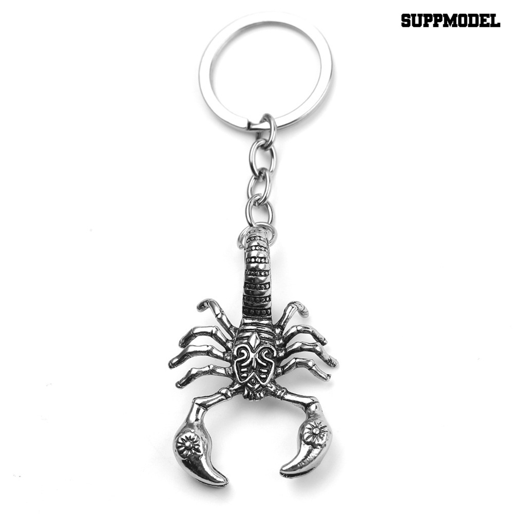 [SM] Retro Unisex Alloy Scorpion Pendant Gantungan Kunci Tas Hiasan Gantung Key Chain Ring