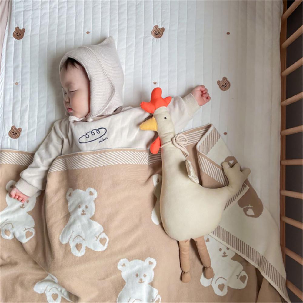 Timekey Nordic Style Lovely Stuffed Animal Mainan Kawaii Baby Plush Doll Newborns Tidur Menemani Boneka Dekorasi Kamar Anak N3X3