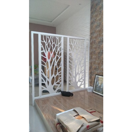 pintu pagar motif cutting laser ,balkon ,partisi cutting laser