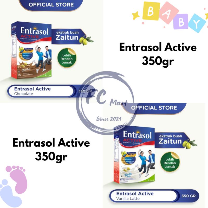 

Entrasol Active Coklat Vanilla Latte Susu Tulang 350gr