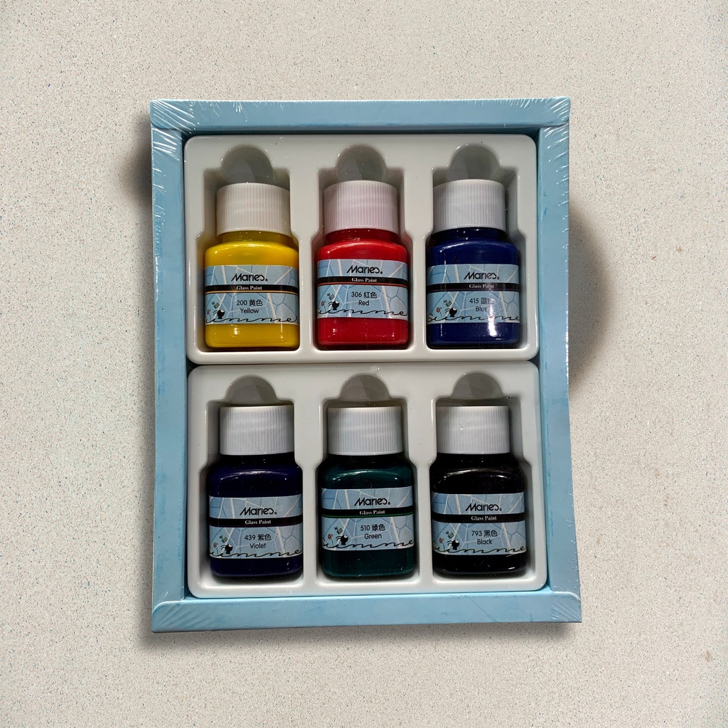 

Maries Glass Paint / Cat Kaca / Melukis Kaca / Glass Paint