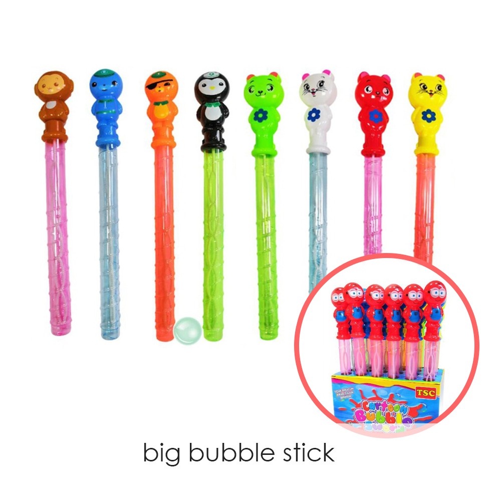 MAINAN BUBBLE/ BUBBLE SABUN STICK/ GELEMBUNG TIUP BALON 4 KARAKTER KUALITAS SUPER 4.9 1RB Penilaian 10